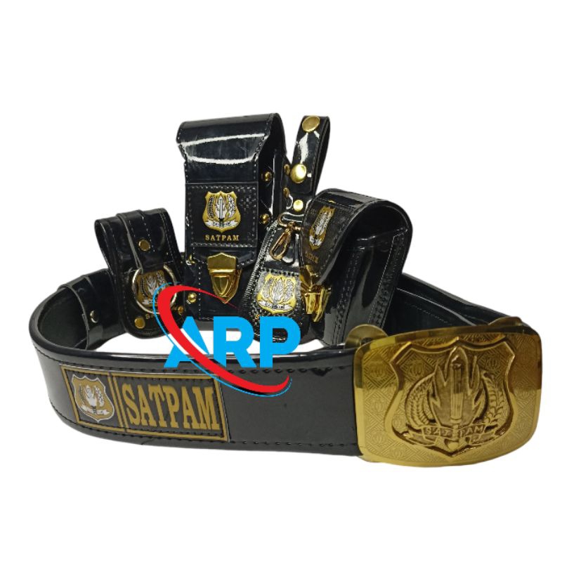 kopel satpam lengkap sabuk kopel satpam kopel set satpam murah