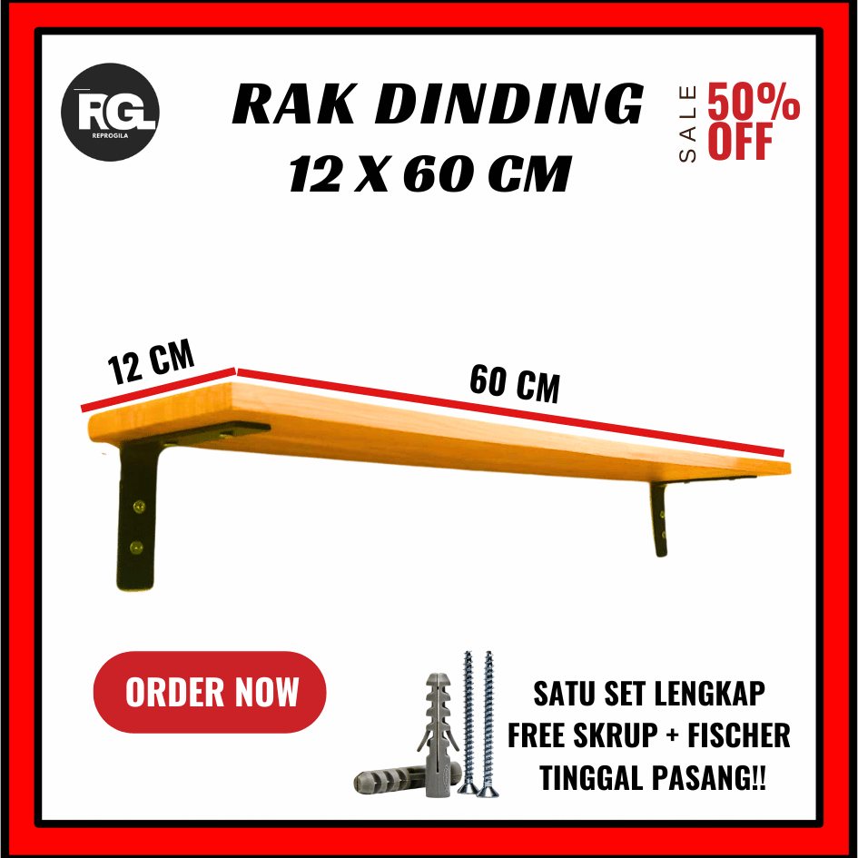 BESTPROMO RAK DINDING TEMPEL / RAK DINDING MINIMALIS / AMBALAN RAK DINDING / AMBALAN DINDING / RAK