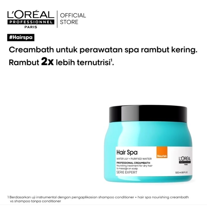 Loreal Hair Spa Creambath Masker Rambut 500ml ORIGINAL