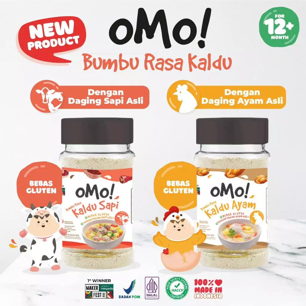 

OMO! Omo KALDU - Kaldu sapi / ayam - Mpasi bayi anak non MSG