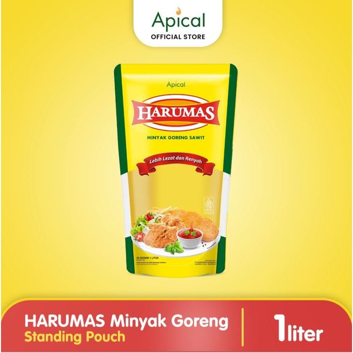 

Harumas Minyak Goreng Standing Pouch 1L Multipack 6 Pcs