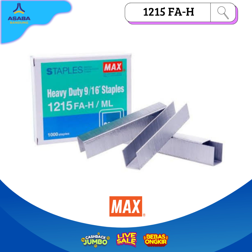 

Asaba Bandung - MAX Staples No.1215 FA-H