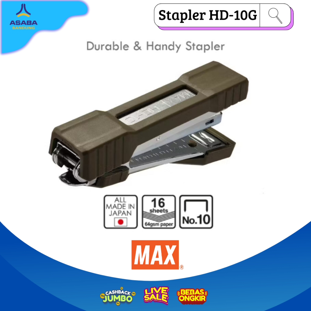 

Asaba Bandung - MAX Stapler HD-10G