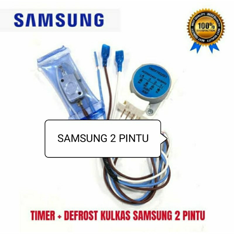 Timer dan defrost bimetal Fuse kulkas Samsung 2 pintu 1set