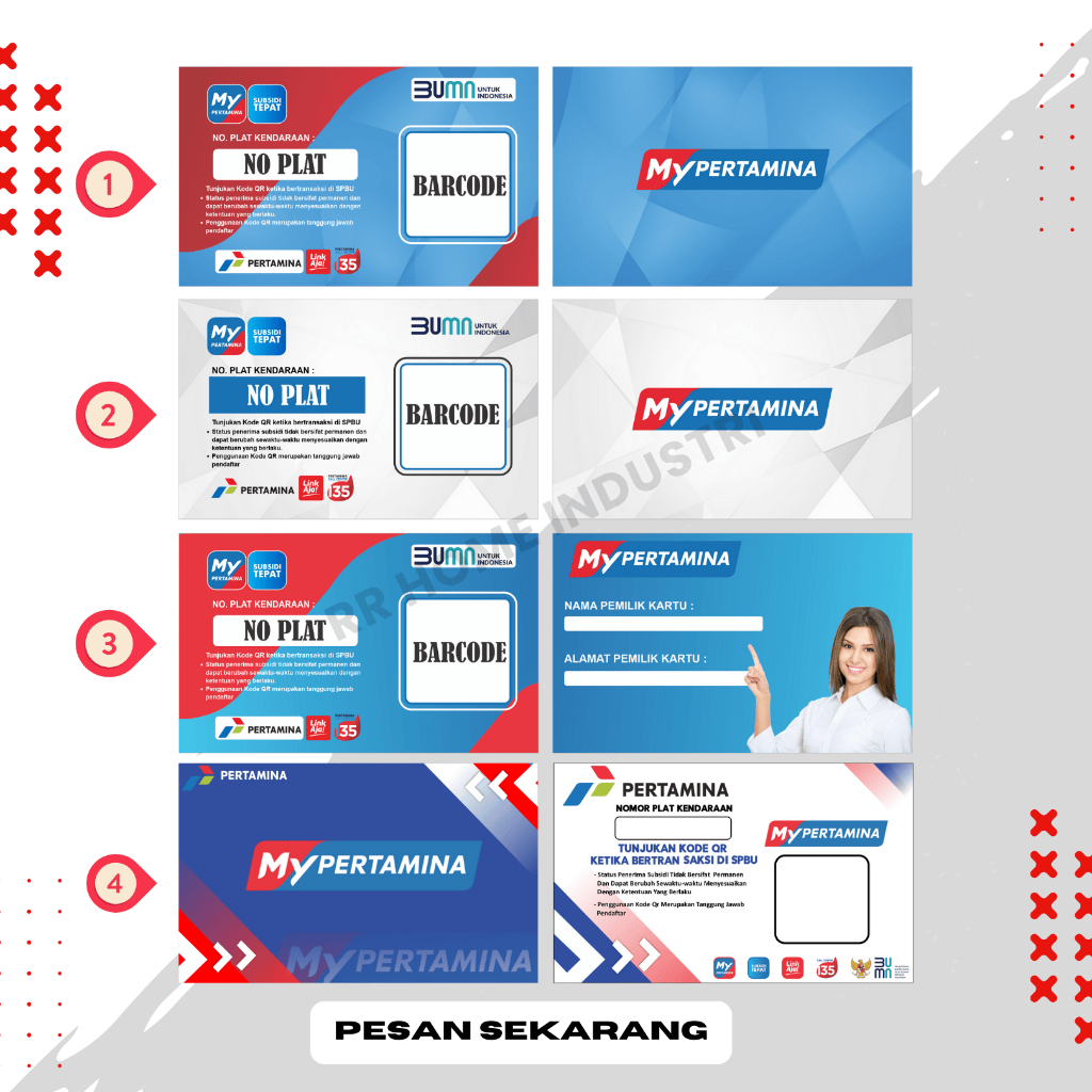 

CETAK KARTU MYPERTAMINA/ BAHAN PVC / ID CARD / INSTANT