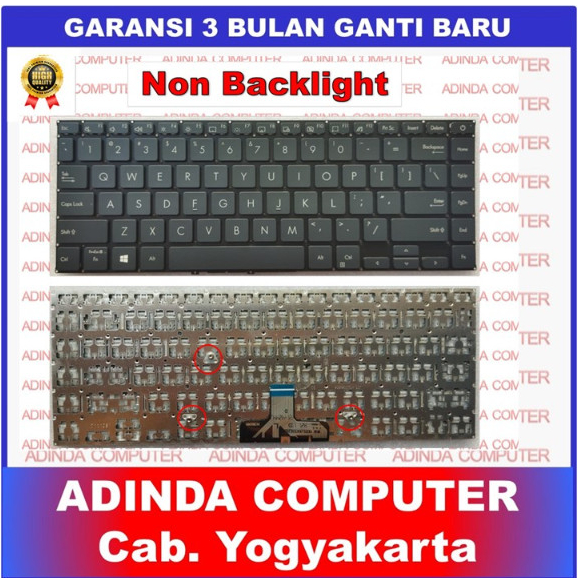 Keyboard Asus Zenbook 14 UX435 UX435E UX435EGL UX435EAL - NON BACKLIGHT