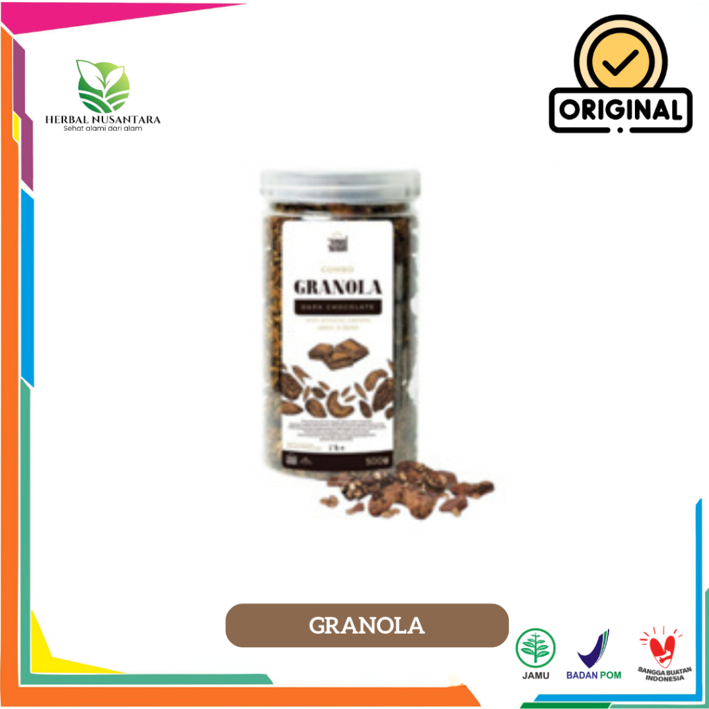 

Granola Timur Tengah 500gr Dark Chocolate Sereal Makanan Sehat