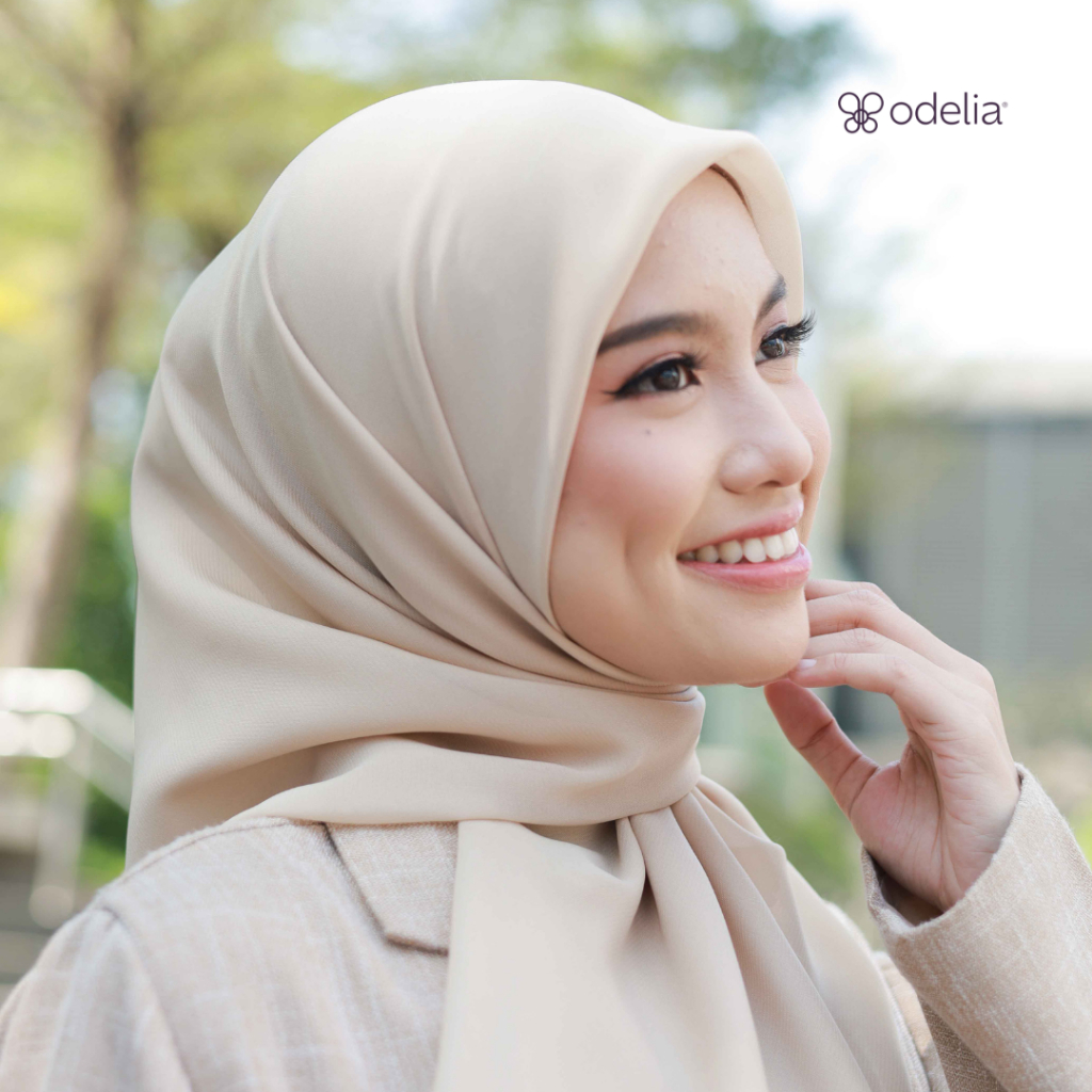 Odelia - Lora Scarf | Hijab Pollycotton Premium | Hijab square | Hijab Segi empat