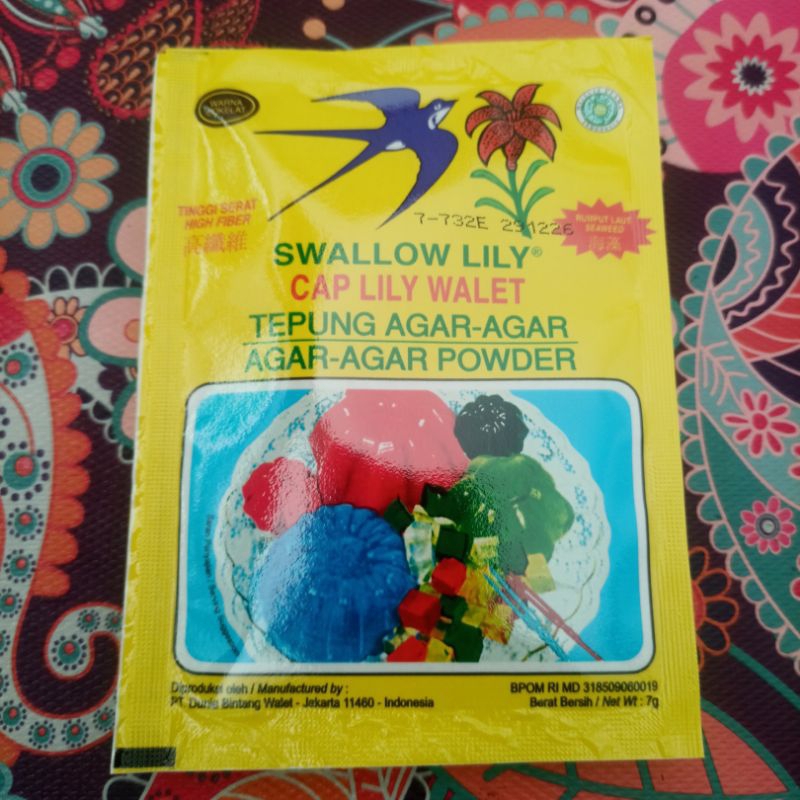 

Agar swallow cap lily walet