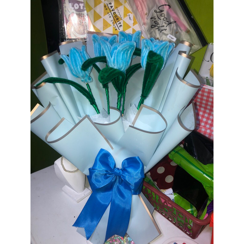 buket kawat bulu buket lucu buket kekinian buket buat pacar ,bukeg buat hadiah anniv