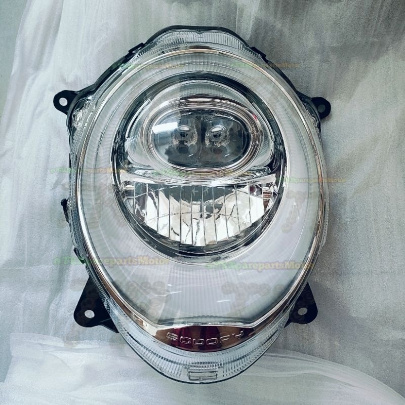 REFLEKTOR DEPAN/LAMPU DEPAN MOTOR HONDA SCOOPY 2021 - 2023 + LED