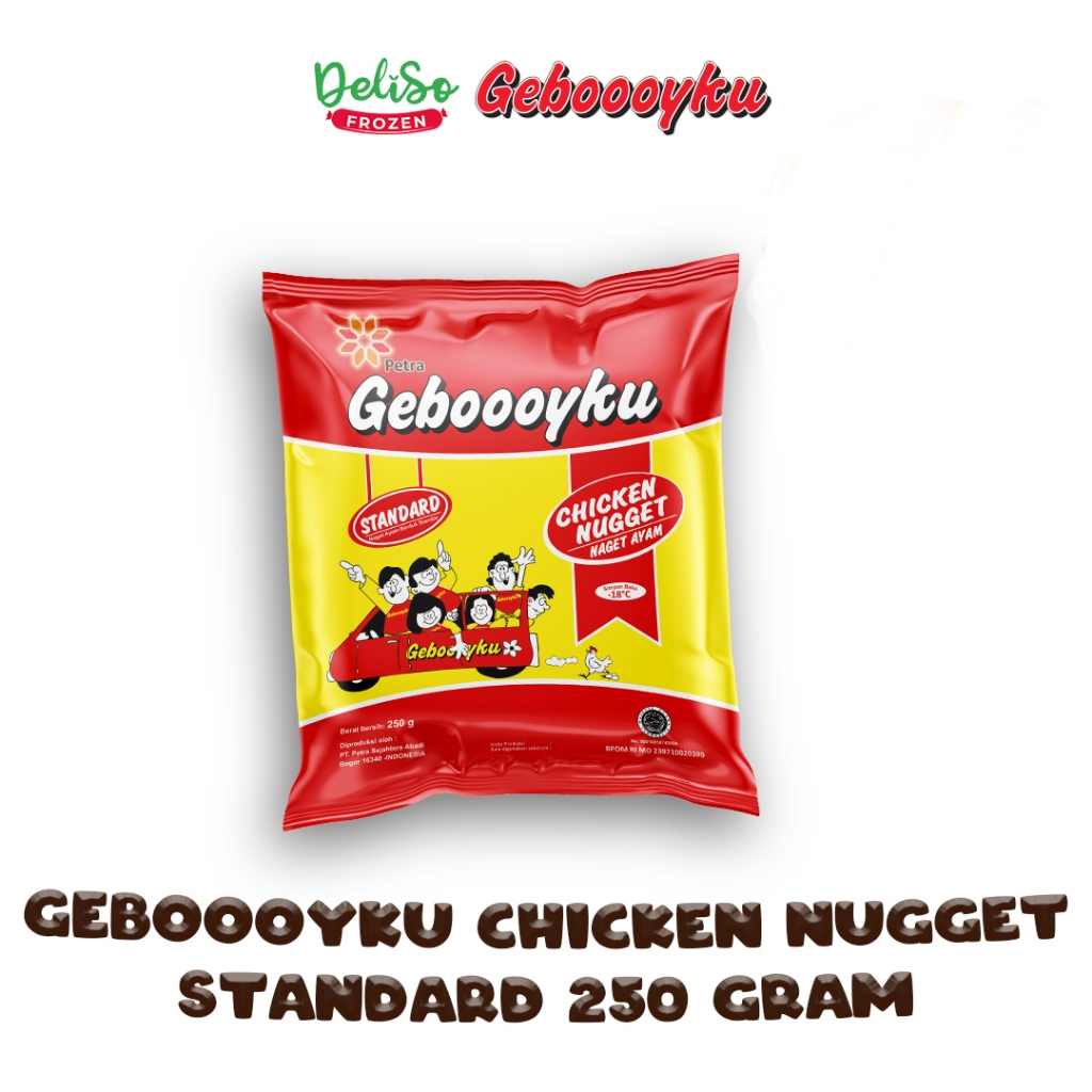

Nugget Ayam Geboooyku 250Gr