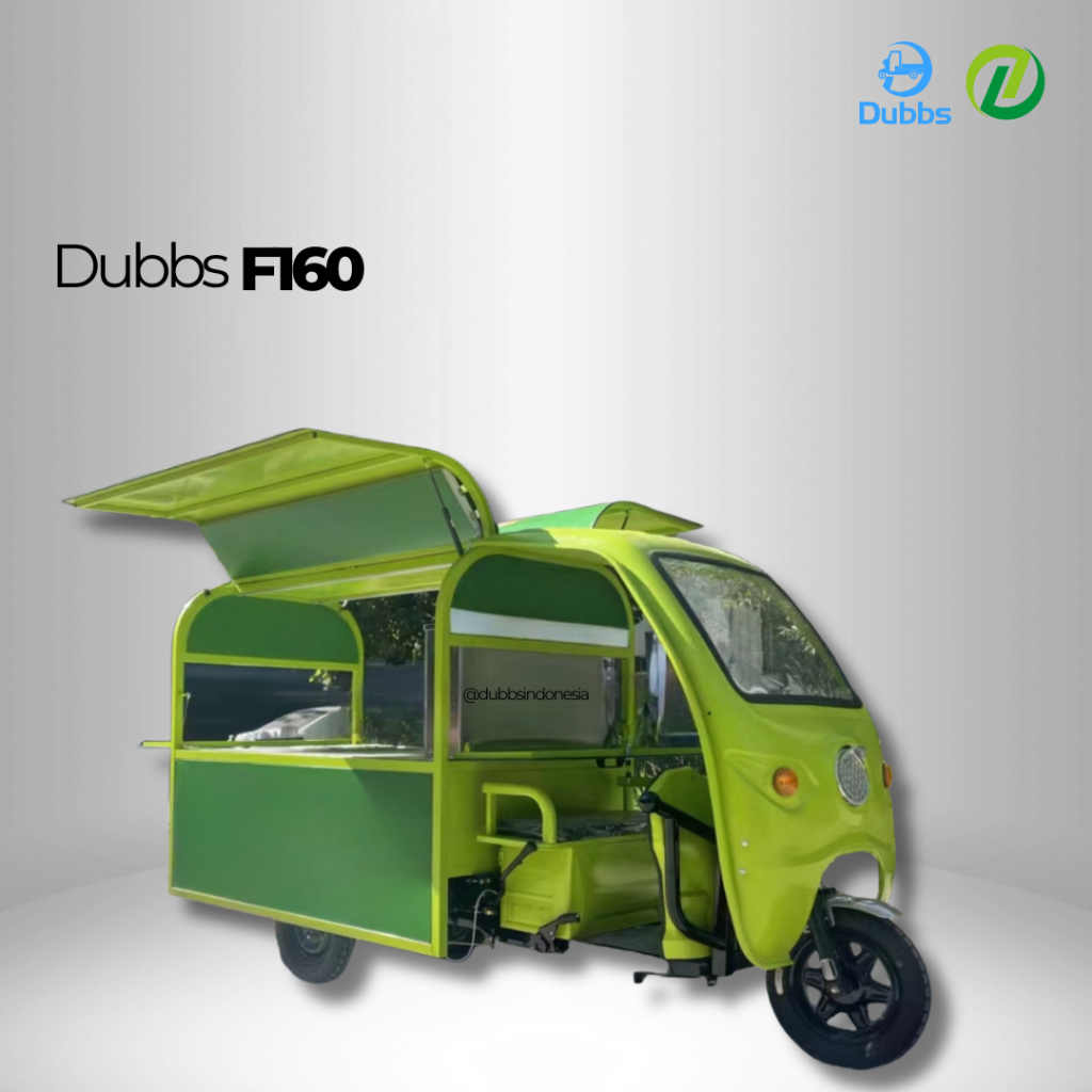 Motor Listrik roda 3 Dubbs F160 food truck makanan