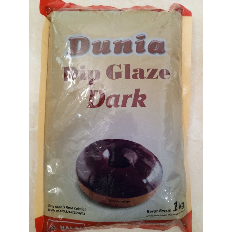 

Dunia dip glaze dark coklat 1kg