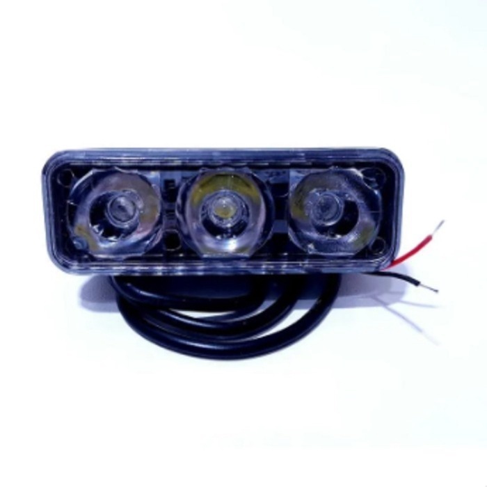 Lampu LED Tembak Sorot Cree Bar 3 Mata 9W Kotak Kecil