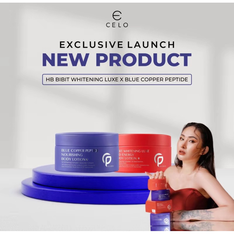 [BELI 1 FREE MASKER CELO-BELI KE2 VARIAN FREE LIP TATTOO/LIP OIL] CELO B1BIT LUXE X BLUE COPPER PEPT