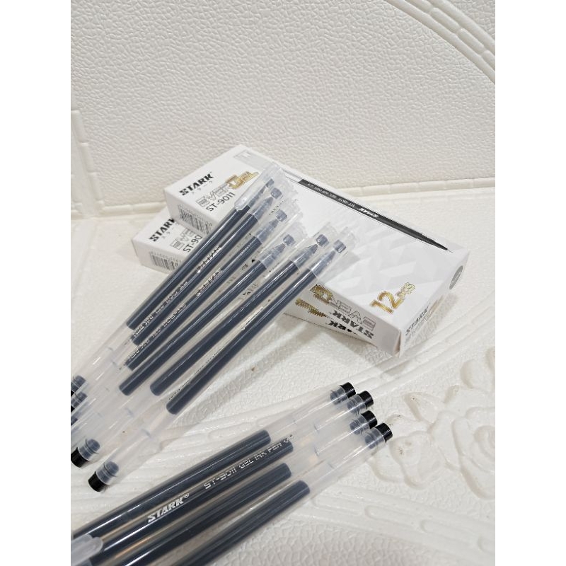

PULPEN GEL STARK UKURAN MATA PULPEN 0.4mm [ 12pcs ]