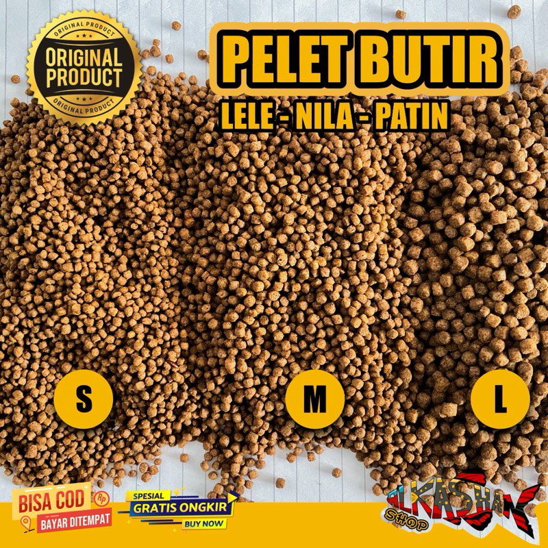 PELET BUTIR (NILA-LELE-PATIN) 500 gr