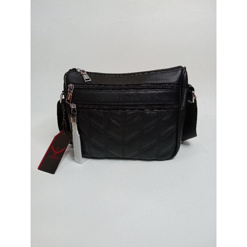 Tas Selempang Wanita GYKACO FUMIKO BLACK KEREN 