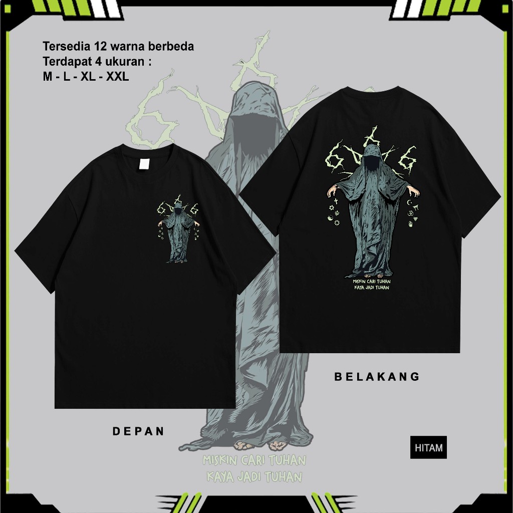 KAOS DISTRO / KAOS PLURALISME / KAOS AGAMA / TSHIRT BAJU ORIGINAL DISTRO