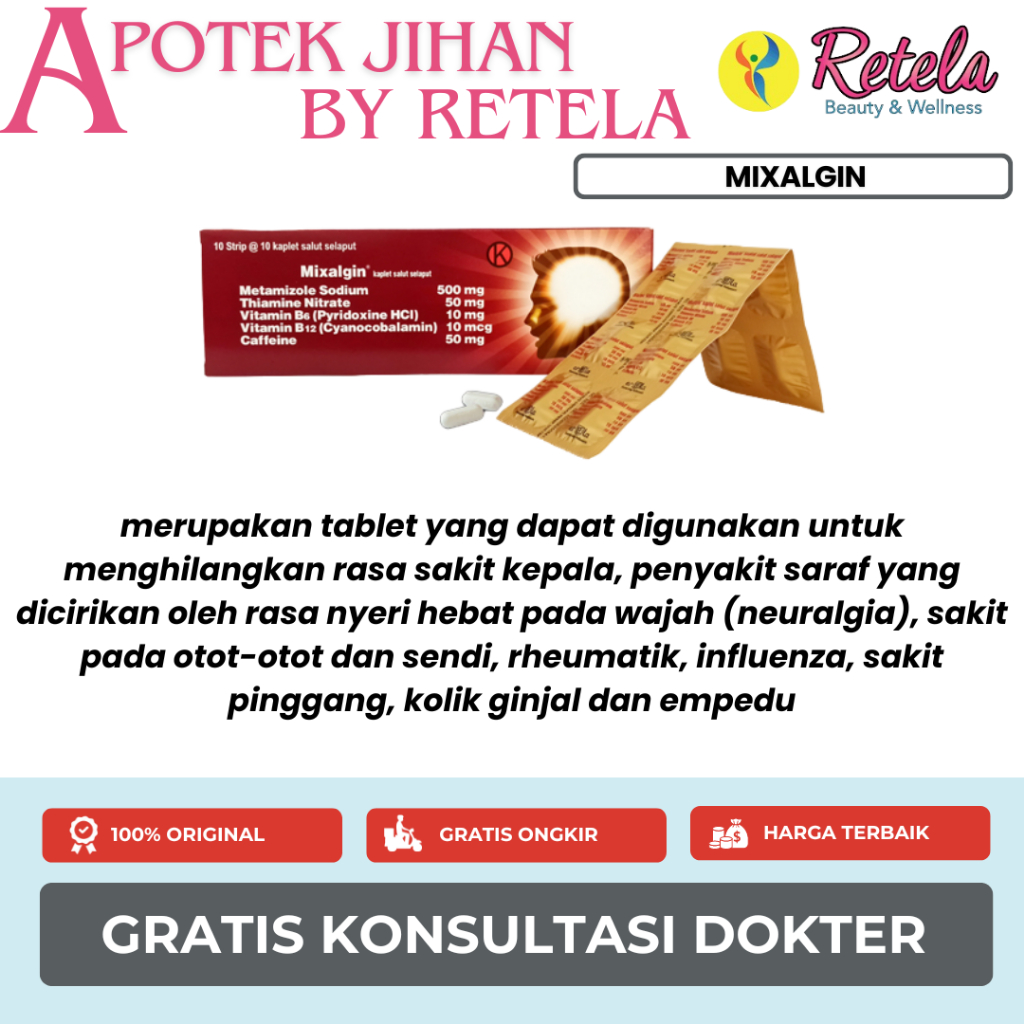 Mixalgin 10 Dus, 10 strip @ 10 tablet
