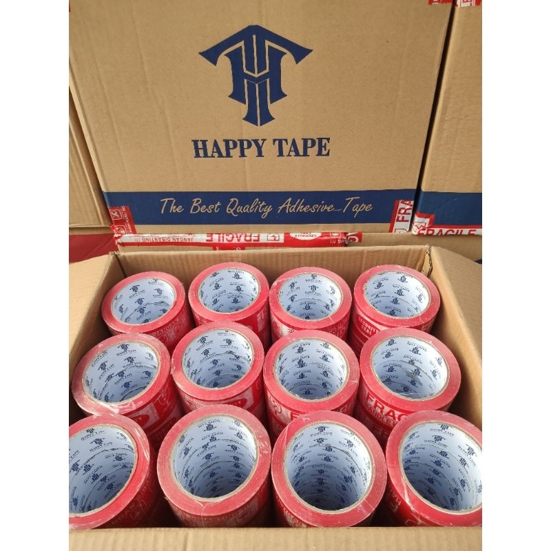 

LAKBAN FRAGILE UNBOXING 45MM X 90 YARD HAPPY TAPE