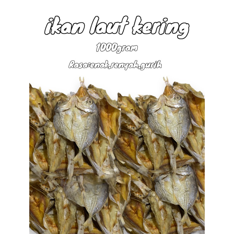 

Ikan kering tawar gurih enak 1000 gram