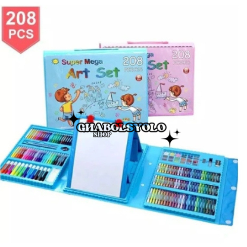 

1 Set Krayon Crayon Isi 208 Pcs Pensil Perlengkapan Mewarnai Peralatan Mewarnai Pensil Warna Mewarnai Gambar Lukisan