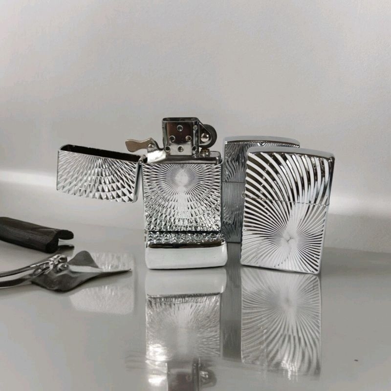 Korek Api Gas isi ulang minyak korek api jantai347 berunik motif