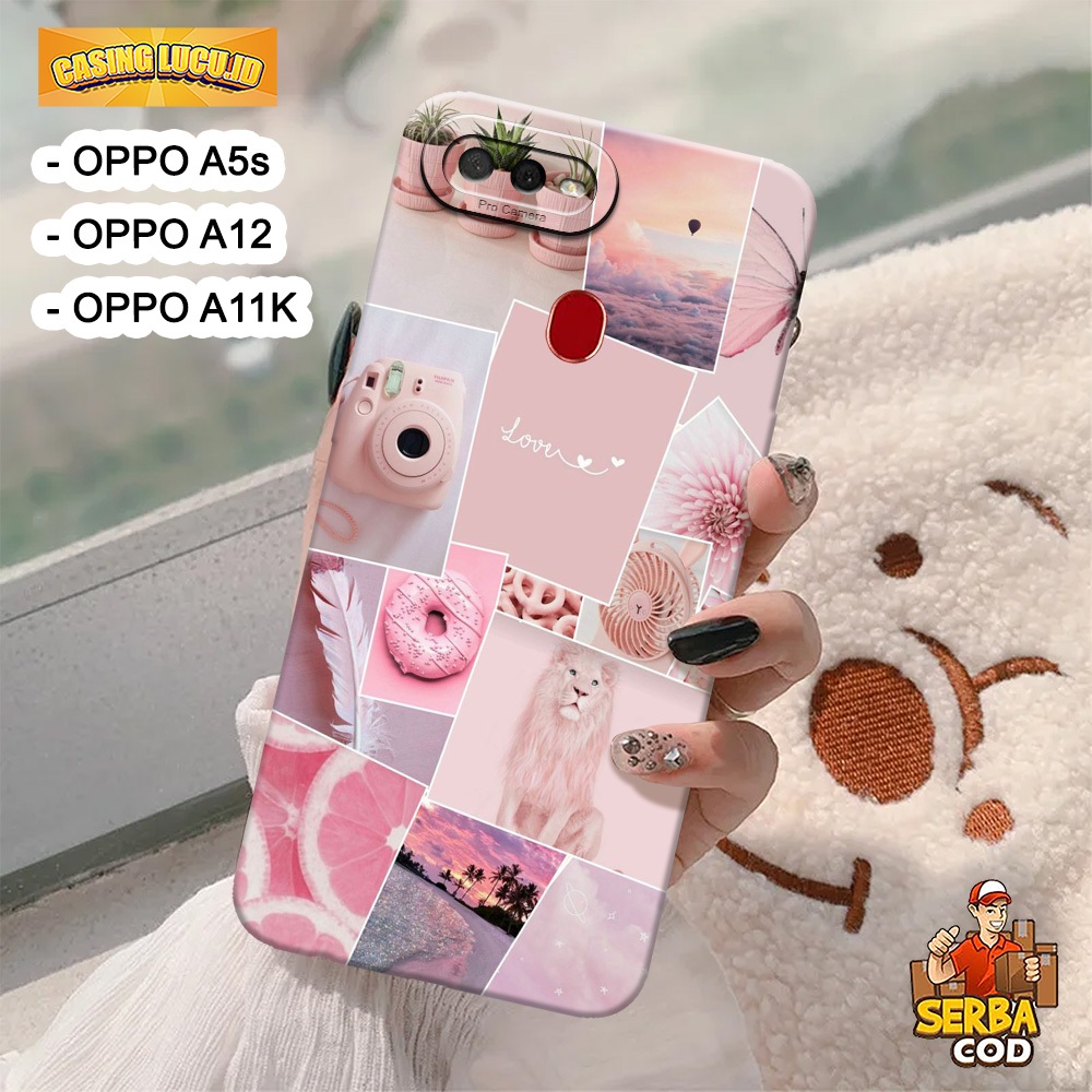 Case Oppo A5s / A12 / A11k - Fashion Case Aesthetic - Softcase Oppo A5s / A12 / A11k - Casing Hp - K