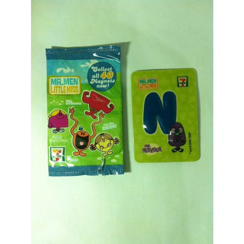 THOIP. Mr. Men Little Miss Magnets - N. Nervous by 7-Eleven 2009