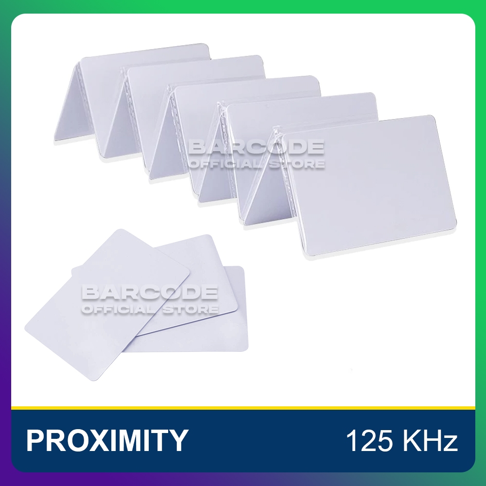 

Kartu RFID 125 KHz Proximity PVC ID Polos Blank Card 125KHz CR80