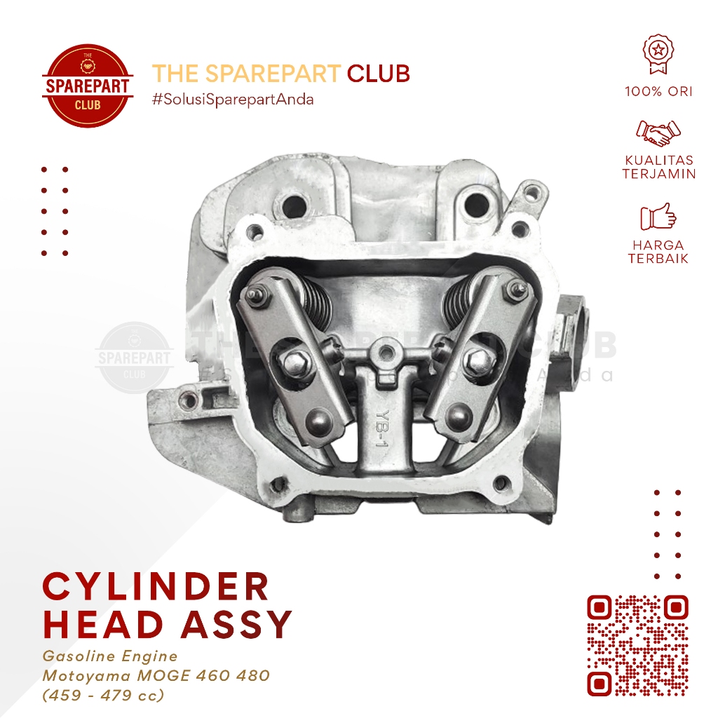 Silinder Kop Cylinder Head Assy Engine Motoyama MOGE 460 480