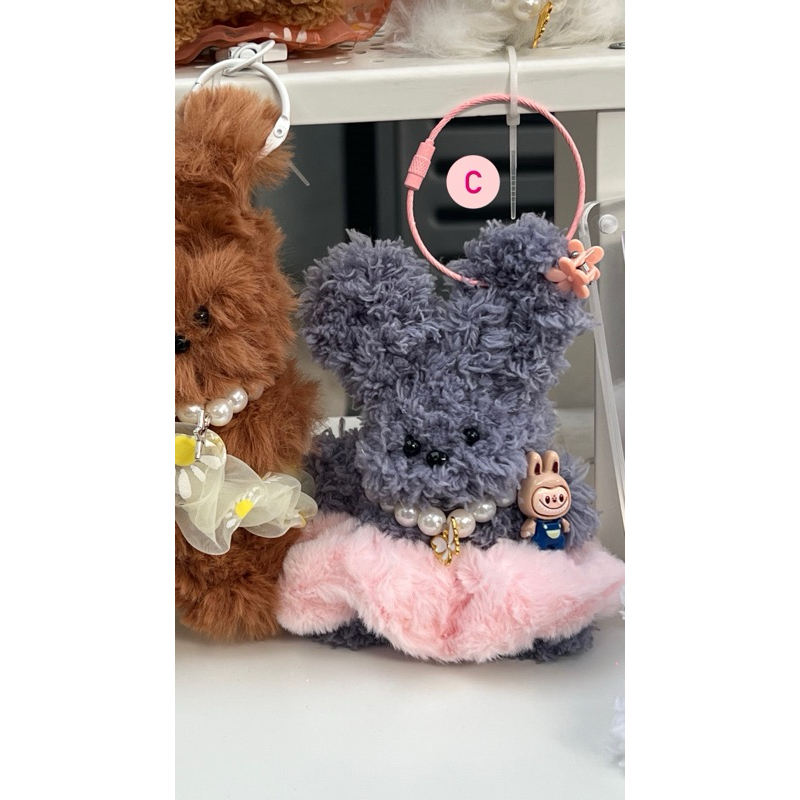 Moru doll bag charm korea / gantungan tas korea