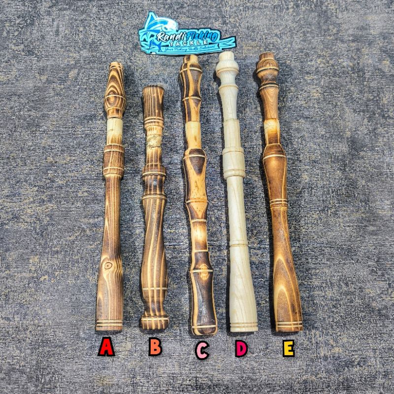 GAGANG JORAN / ROD PANCING UDANG KAYU JATI BELANDA