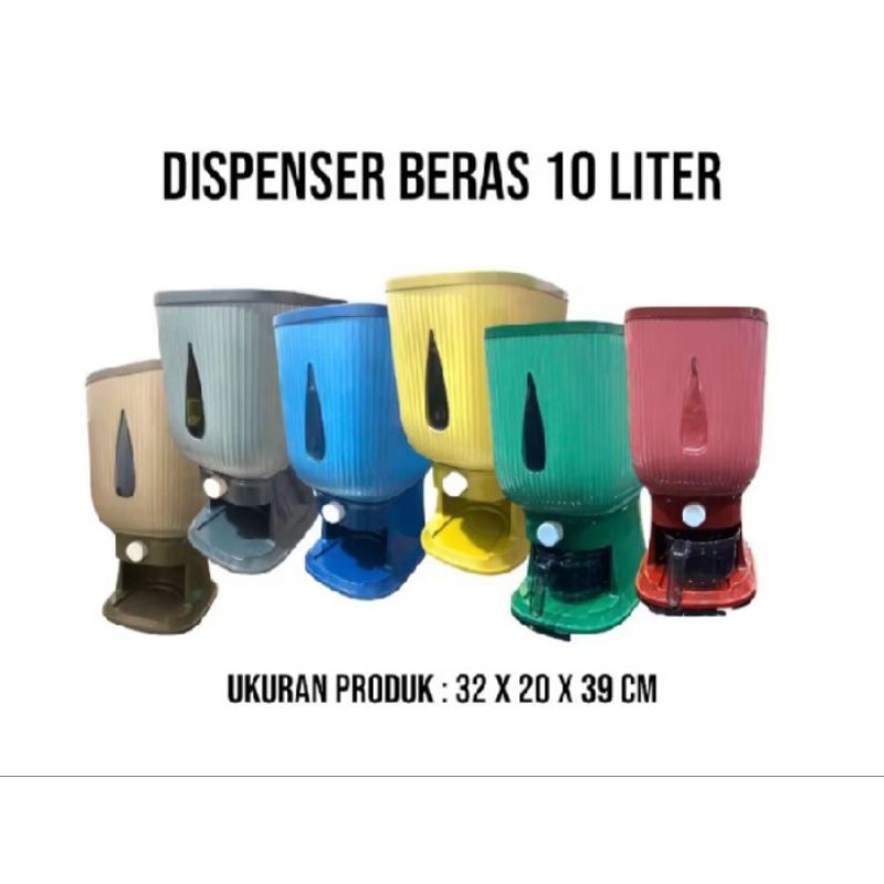 Dispenser Beras 10 Liter