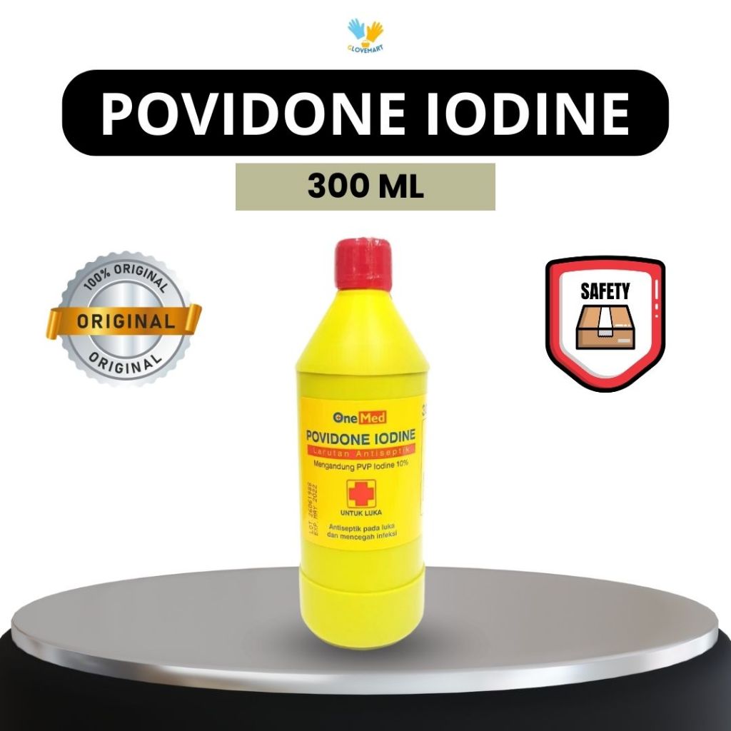 Povidone Iodine 300 ml / Betadine 300 ml / Povidone Iodine / Povidon Iodine / Obat luka / Betadin