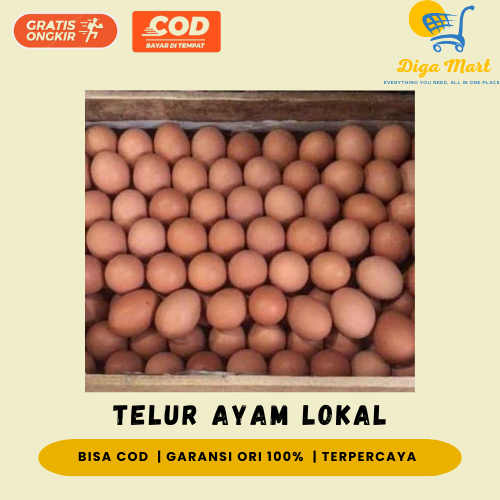 

[INSTANT ONLY] - Telur Ayam Lokal 1Kg atau 1/2 Kg