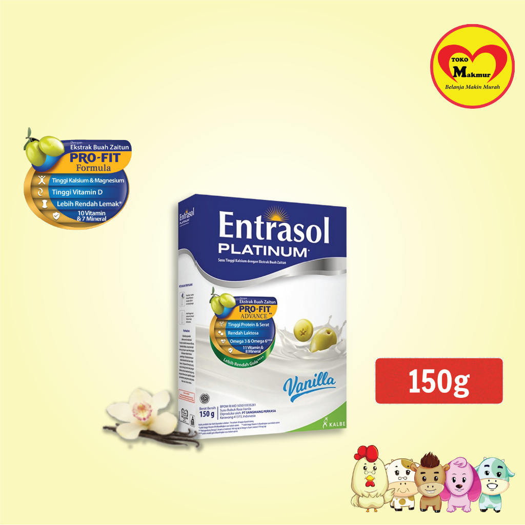 

Entrasol Platinum Vanila 150gr / Toko Makmur Kapas Krampung