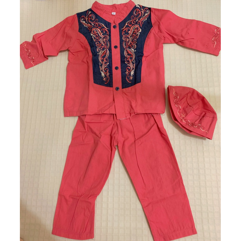Set Baju Koko Anak Laki-Laki 1-2 Tahun