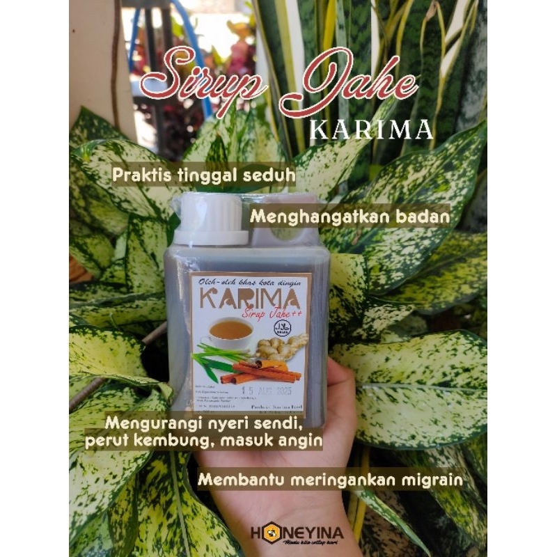 

SIRUP JAHE Karima imun booster, WEDANG JAHE TINGGAL SEDUH