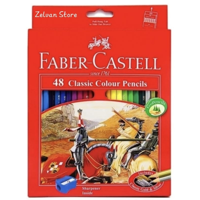

Pensil Warna FaberCastell Classic 48 warna