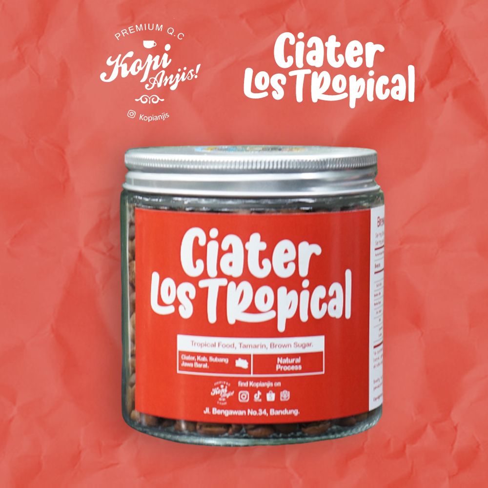 

Kopi Anjis- Biji Kopi Arabika Ciater Los Tropical 200 gram - Specialty Roast Beans (Ciater Natural)