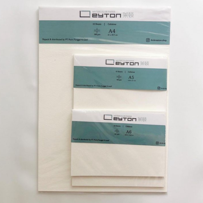 

SPESIAL BULAN INI leyton watercolor paper cellulose 3gsm 1 lembar A4A5A6