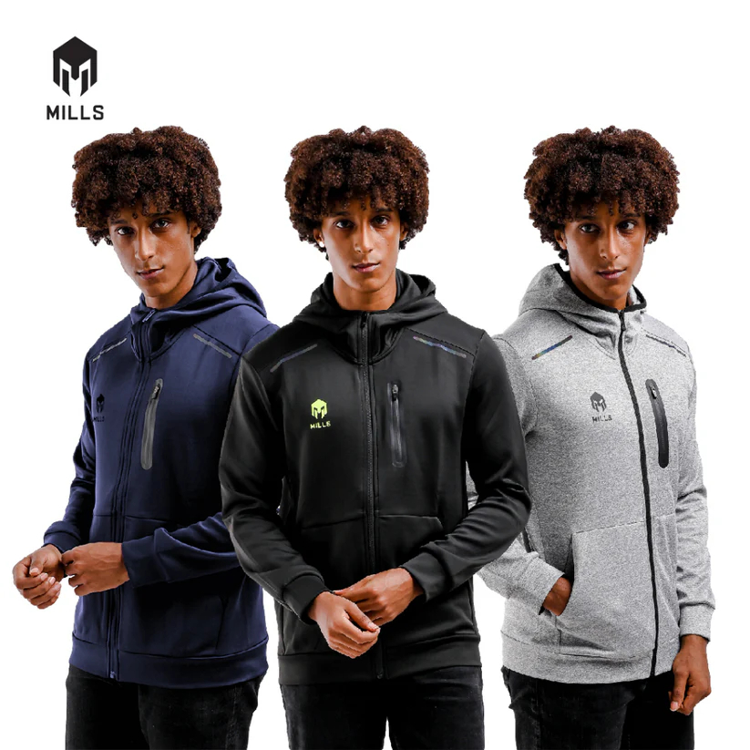 JACKET MILLS THUNDER TRAINING JACKET 3.0 BLACK Original NEW