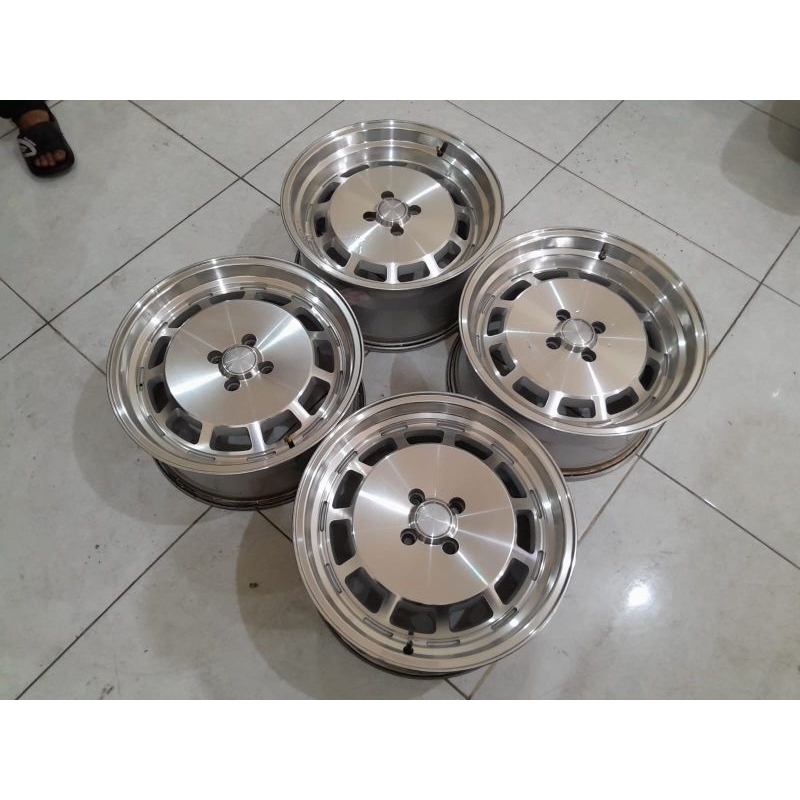 velg second celong hsr ring 17x75/85 pcd 4x100 jazz yaris ignis freed vios