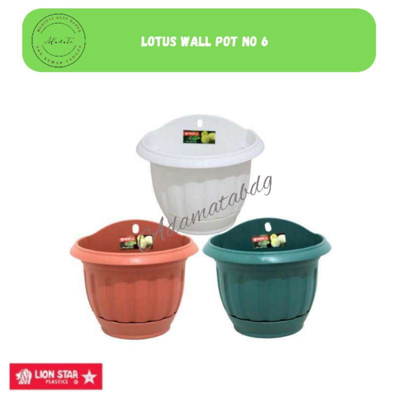 Pot dinding pot tempel Lion Star