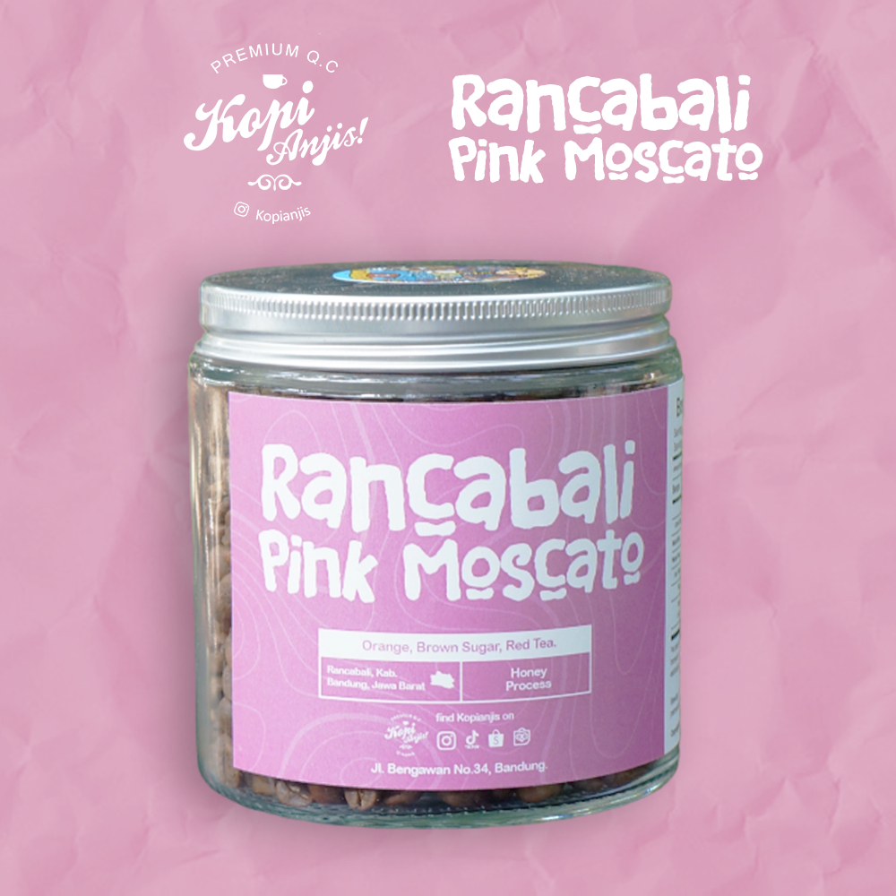 

Biji Kopi Arabika Rancabali Pink Moscato 200 gram - Specialty Roast Beans ( Rancabali Honey )