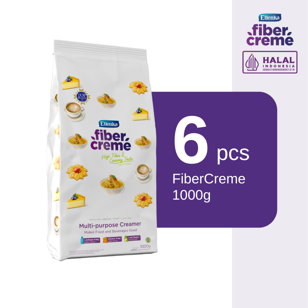 

FiberCreme Foil Pack 1000 gr - 6 Pcs