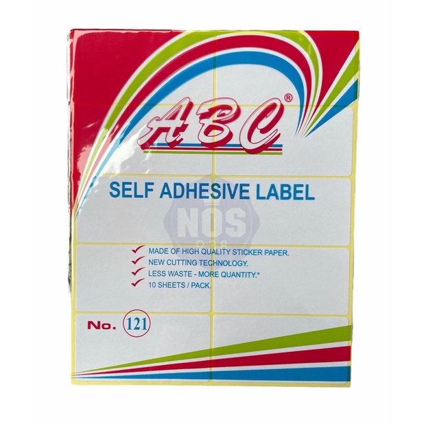 

PRODUK AWAL TAHUN Stiker Label ABC